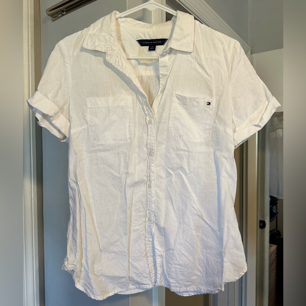 Tommy Hilfiger Linen Blend button up